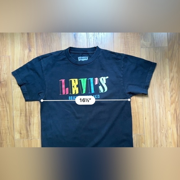 Levi's Multicolor Logo Black T-Shirt - Picture 4 of 6